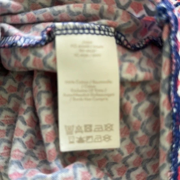 Boden 3/4 length sleeve embellished boho style peasant top 8R - Picture 8 of 9